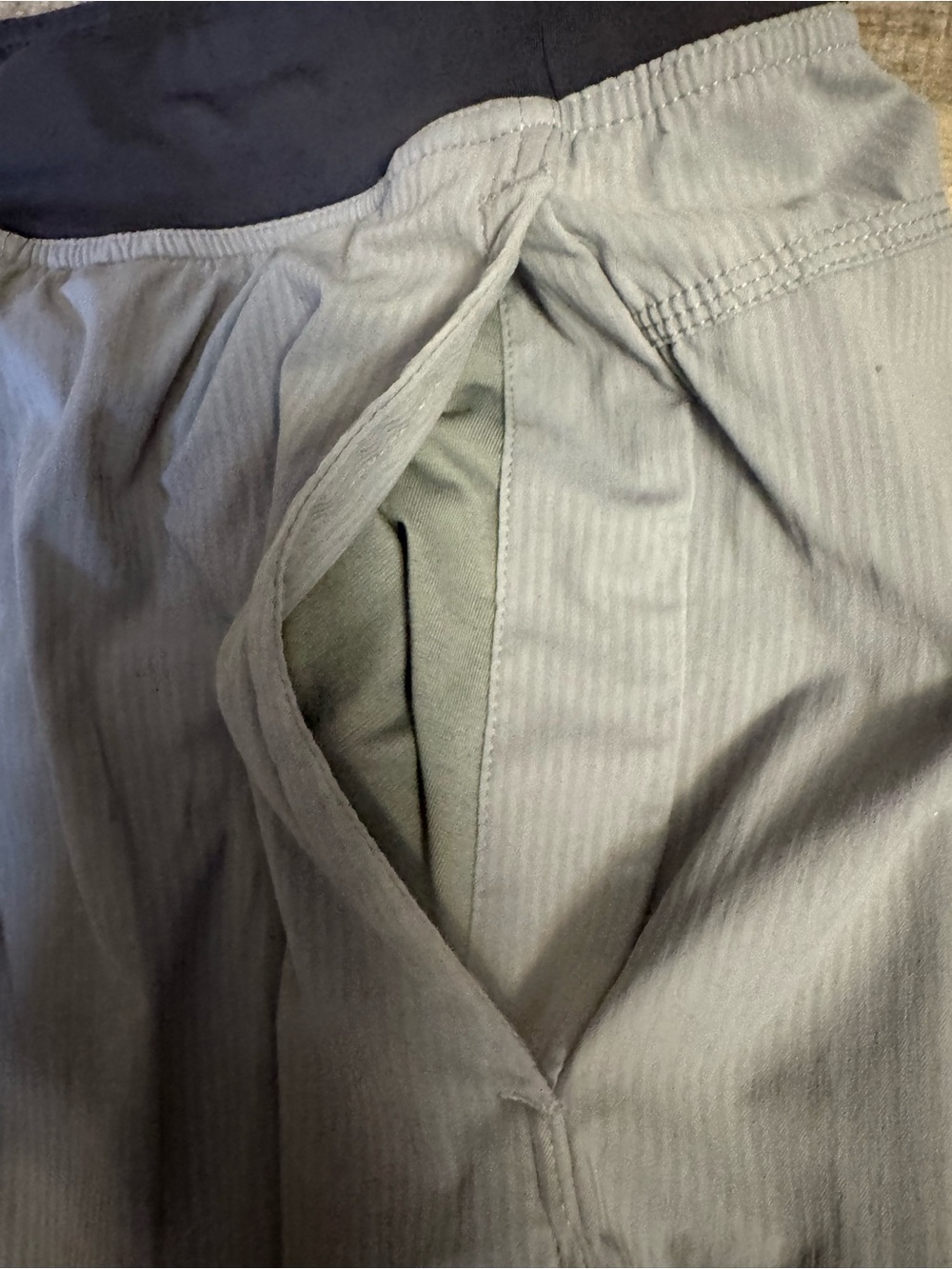 Lululemon Men’s Gray Jogger Pants Size XL 34x34 Stretch Drawcord Hem - Picture 6 of 13